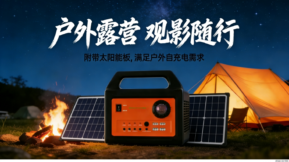 户外露营专用投影机